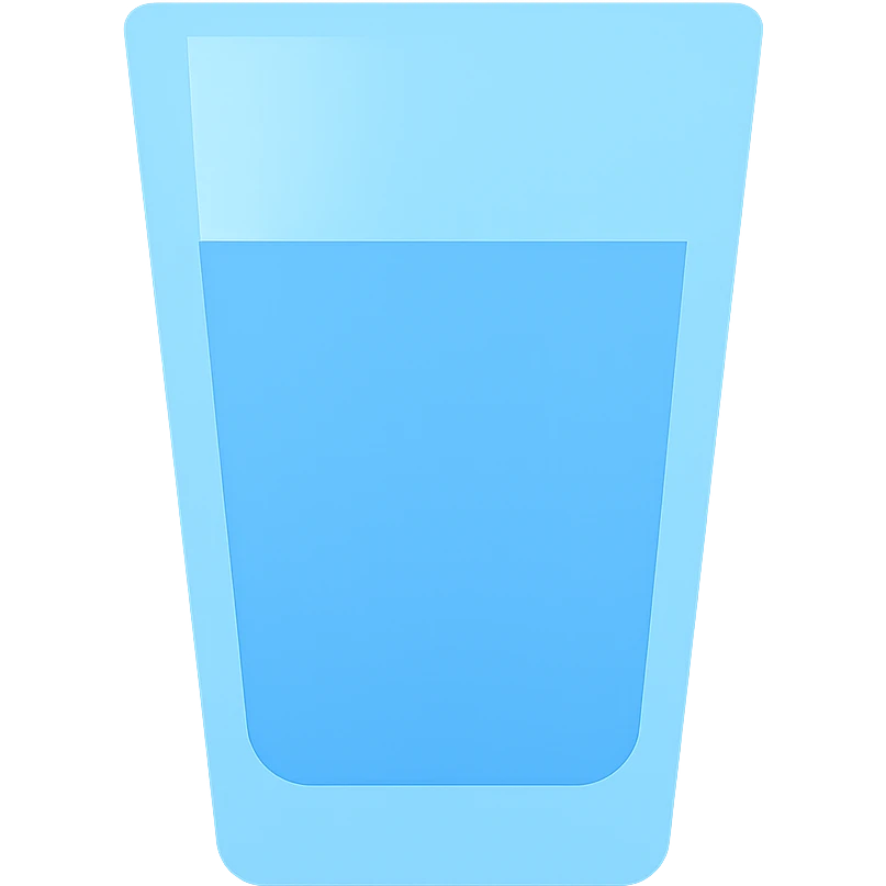 now with water emoji