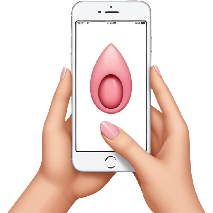 A fingering vagina iphone emoji  emoji