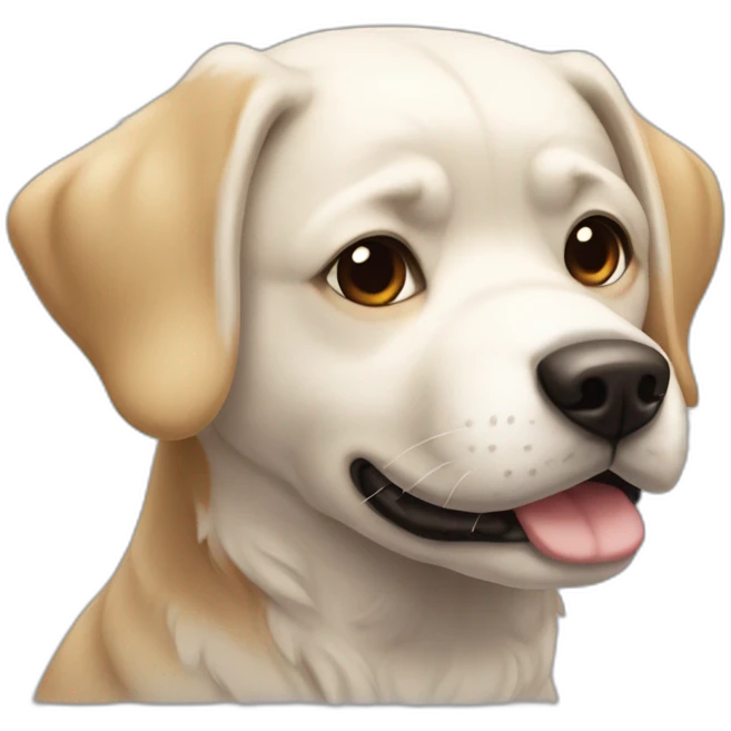 犬っぽい人が励ましている emoji
