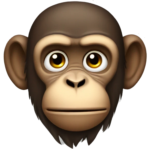 Sad monkey emoji