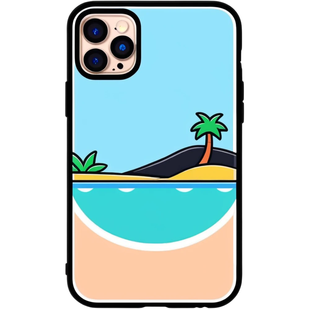 iPhone 14 Pro with dynamic island feature, sleek design emoji