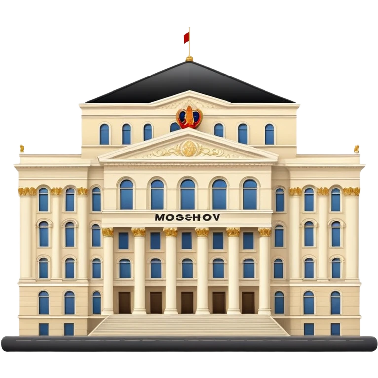 Здание московского Большого театра emoji