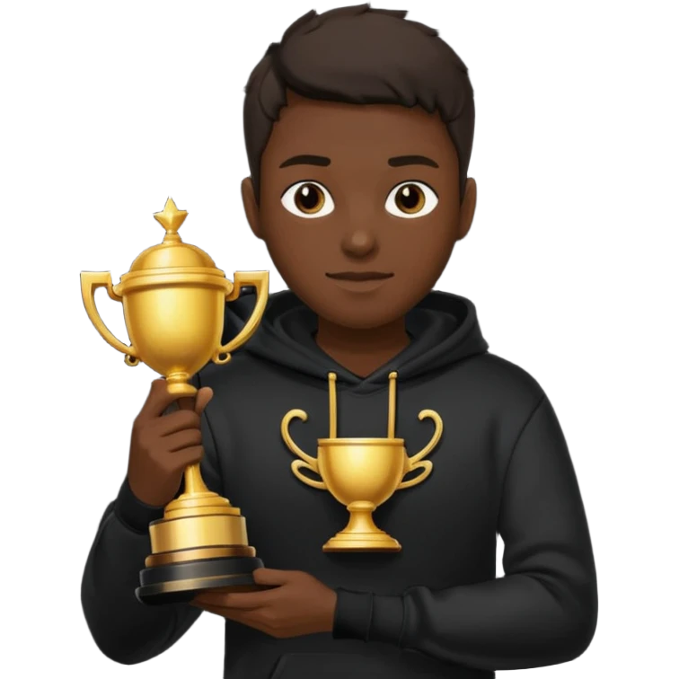 MVP + Tournament +Gaming + Black sweatshirt emoji