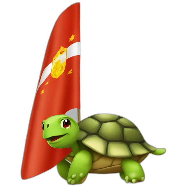 Turtle USSR flag emoji