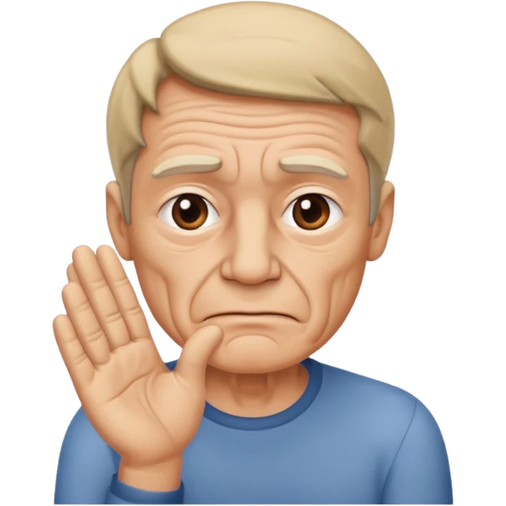 hombre negando con la mano  emoji