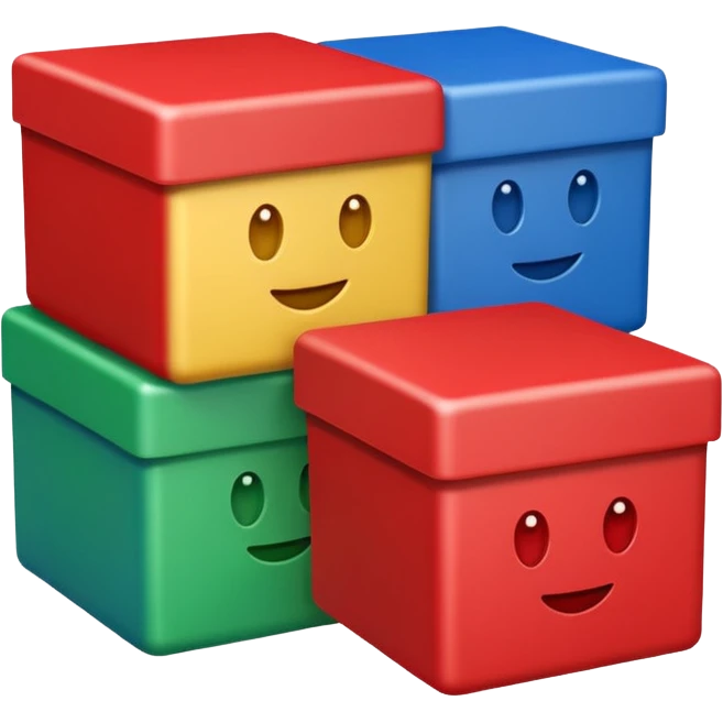 emoji of three classicboxes emoji
