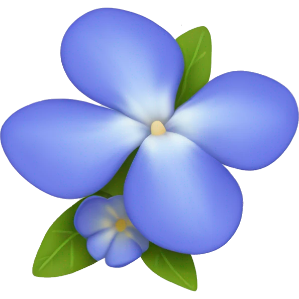 Periwinkle flower  emoji
