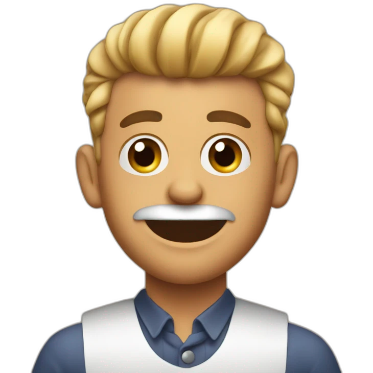 crazy barber emoji