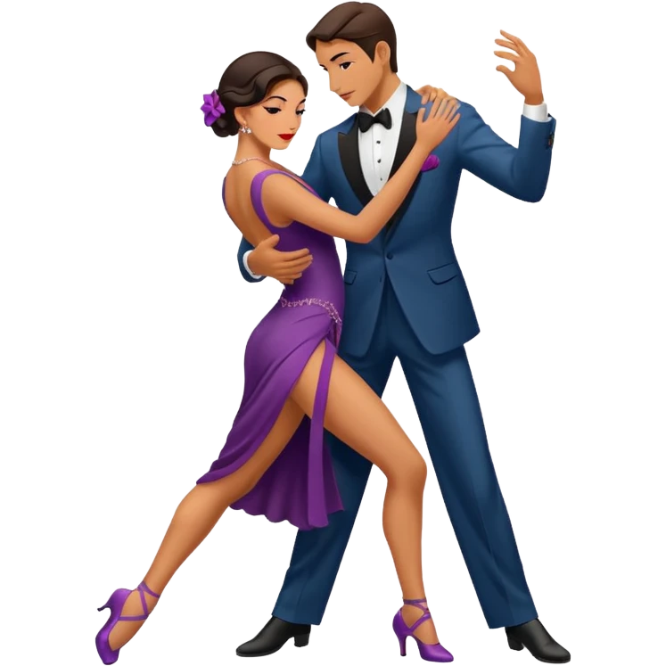 Argentine tango dancers emoji