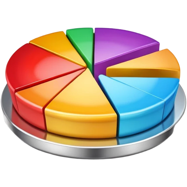 3d pie chart emoji