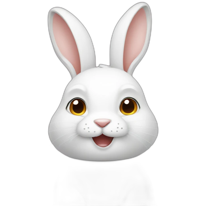 white rabbit emoji