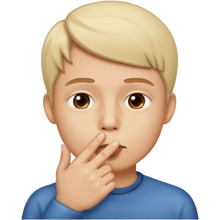 Shh-shh-shh. Quiet. Shut up emoji