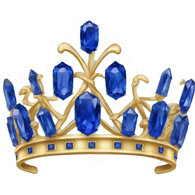 curonne avec plusieurs sapphire emoji