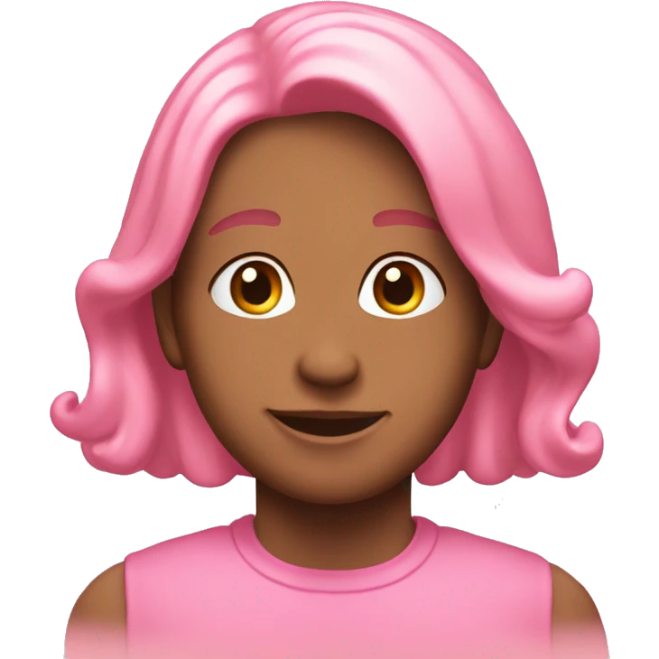 ルービックキューブがピンク色 emoji