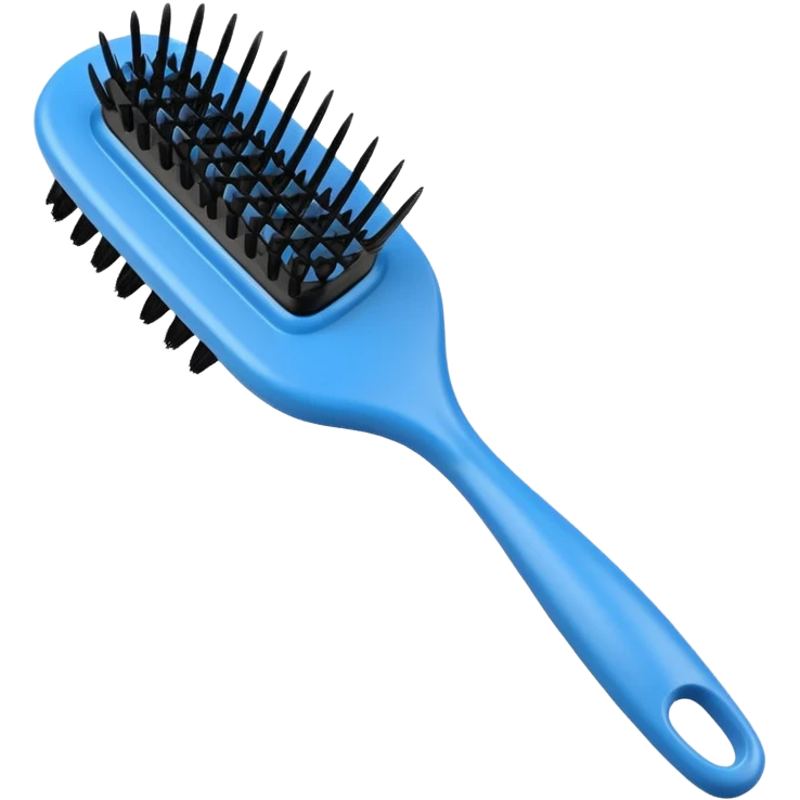 Blue Detangling Brush for hair  emoji