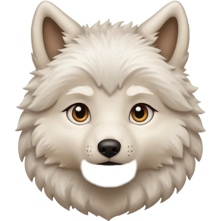 a baby white wolf




















 emoji