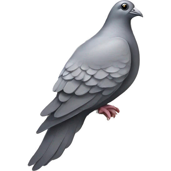 religious Jesus pigeon holding cross emoji