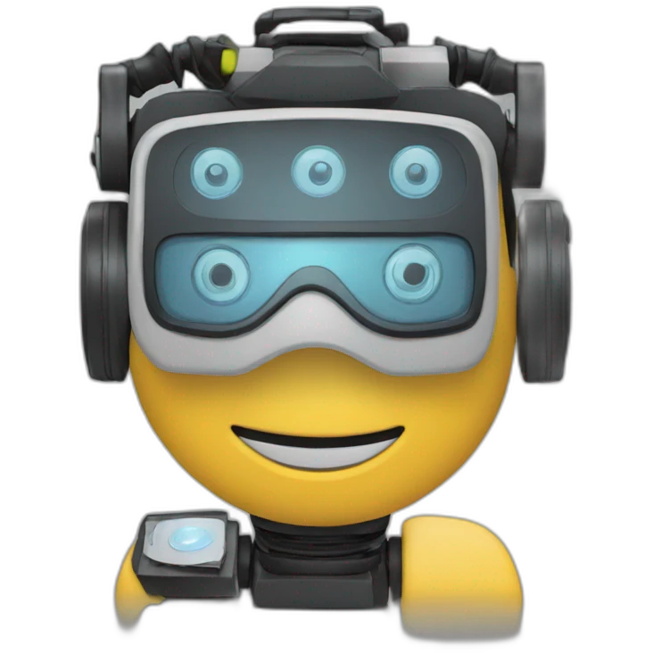 Video editing robot emoji