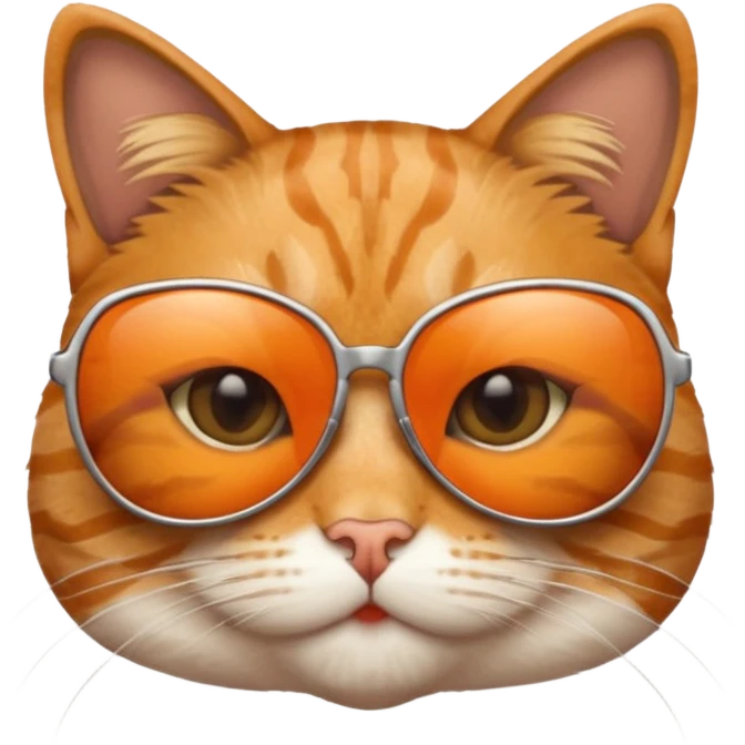Cat wearing sunglasses emoji