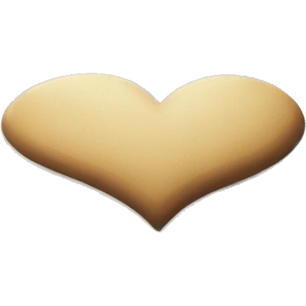 Beach heart emoji