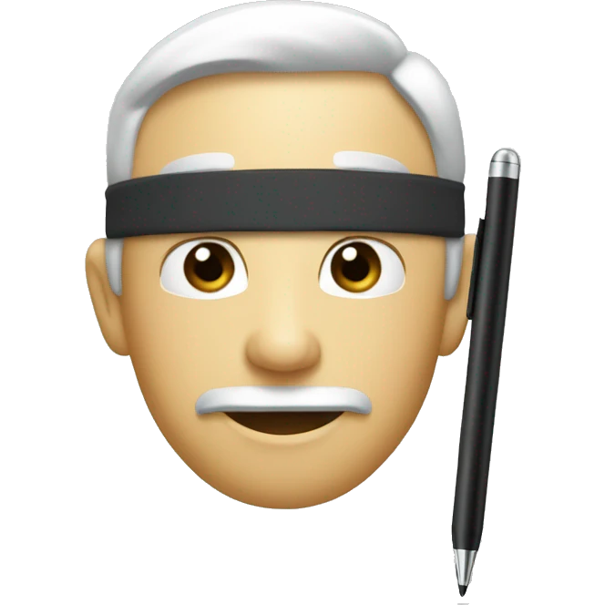 ipad and stylus emoji