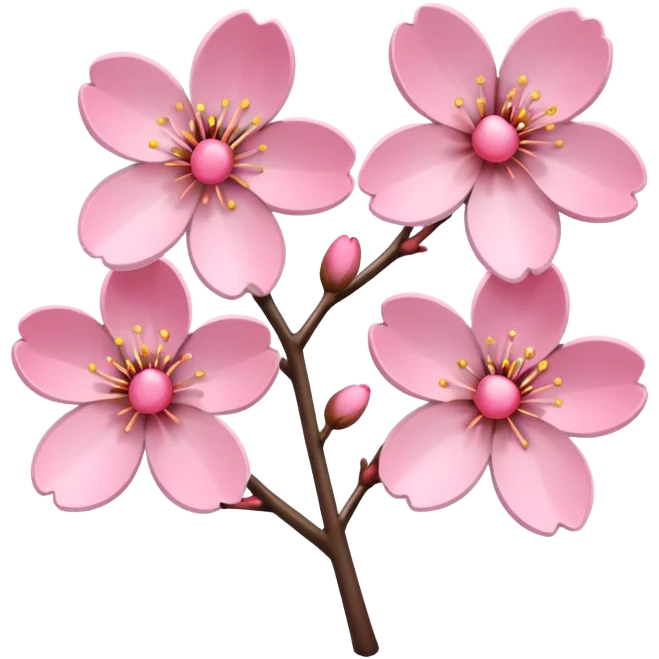 cherry blossom emoji