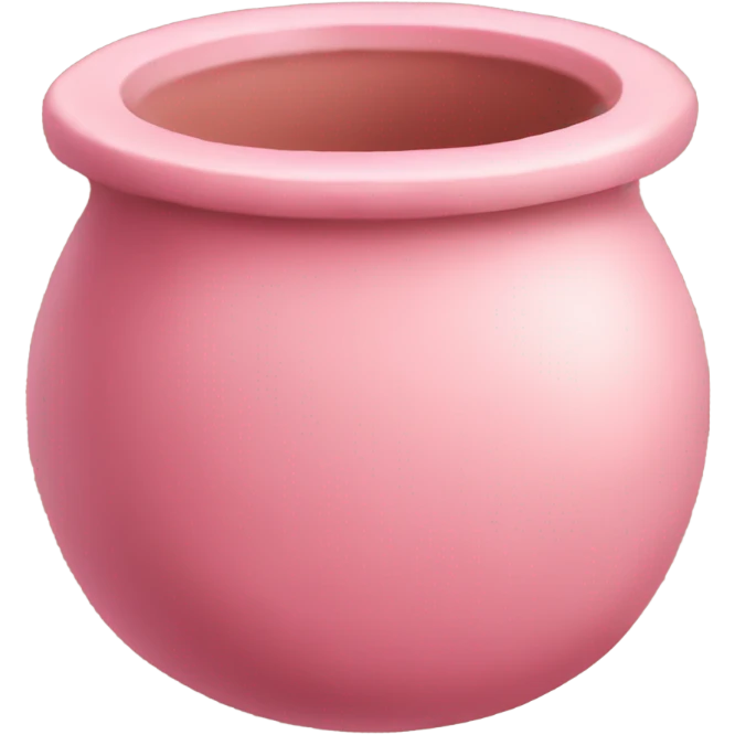 One piece of pink pottery  emoji