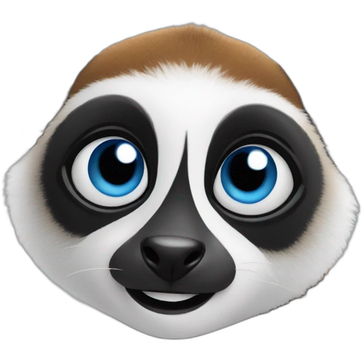 Blue eyed lemur emoji