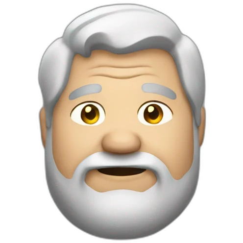faT man with gray hair emoji
