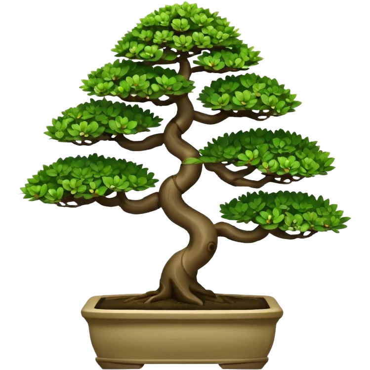Tree Bonsai plant emoji