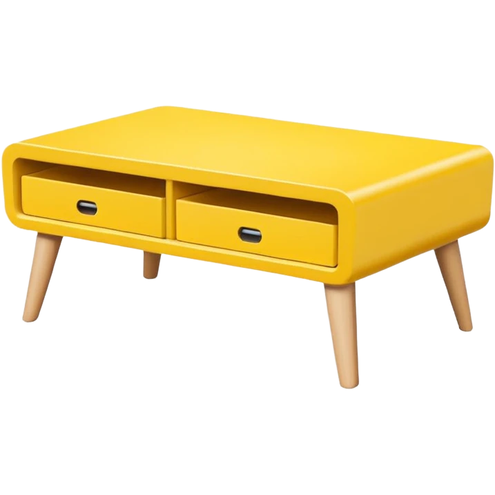 yellow coffe table
 emoji