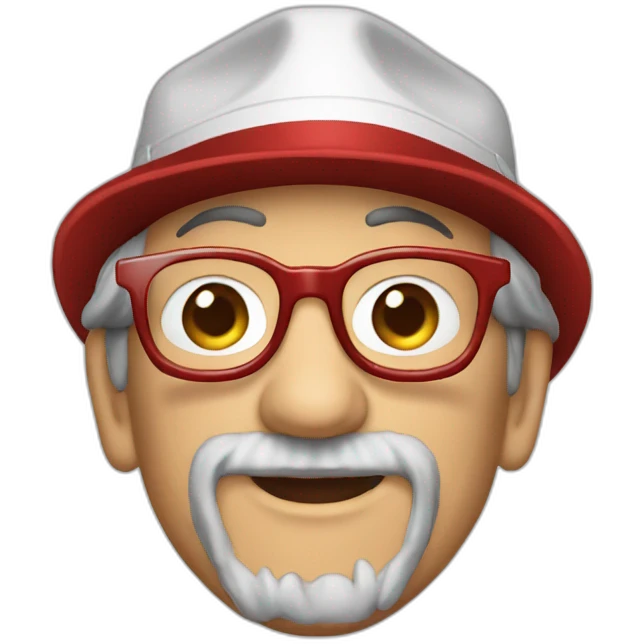 Spielberg-cap-red-coffee emoji