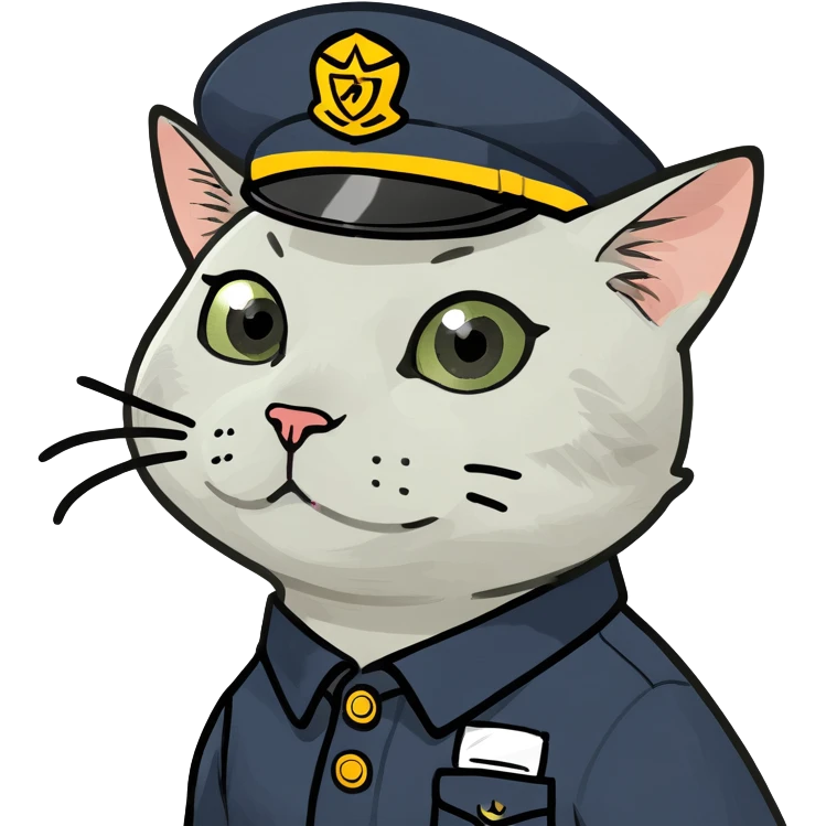 postman cat, very cute emoji