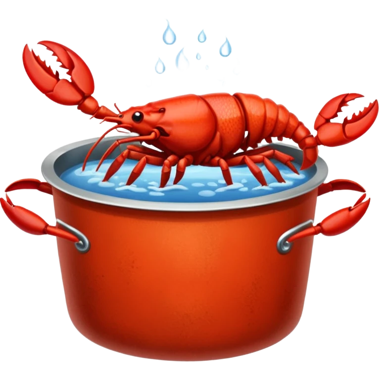 crayfish in a pot emoji