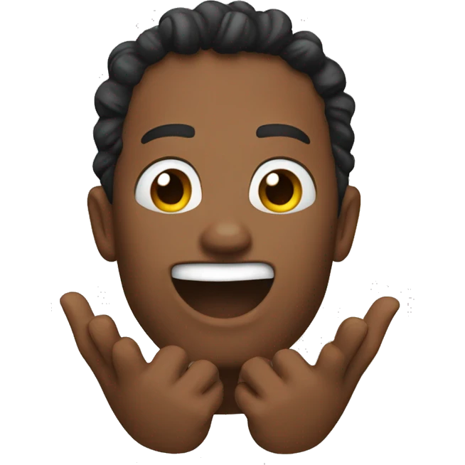 yeah 2 hands  emoji
