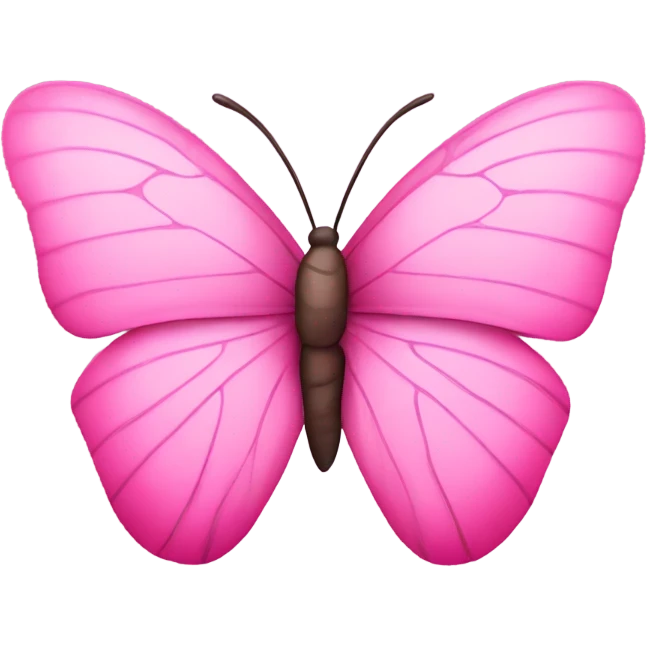 pink butterfly  emoji