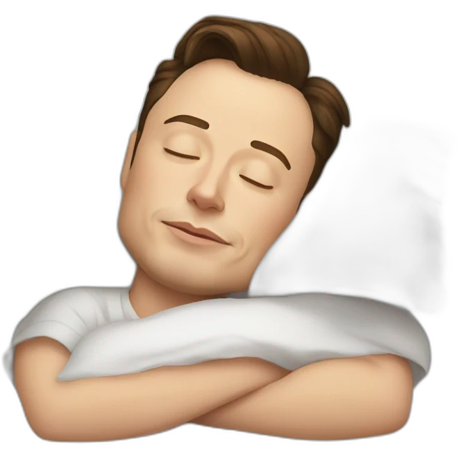 Elon musk sleeping emoji