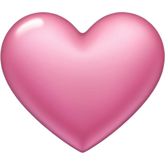 Nud Pink tinny Heart emoji