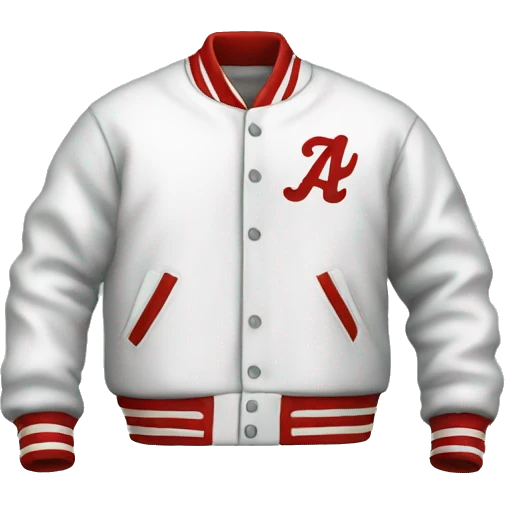 a baseball jacket piece of clothes item only emoji