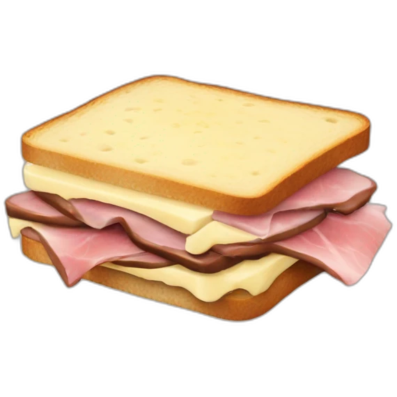 Sandwich-ham-cheese-cream-Chocolate emoji