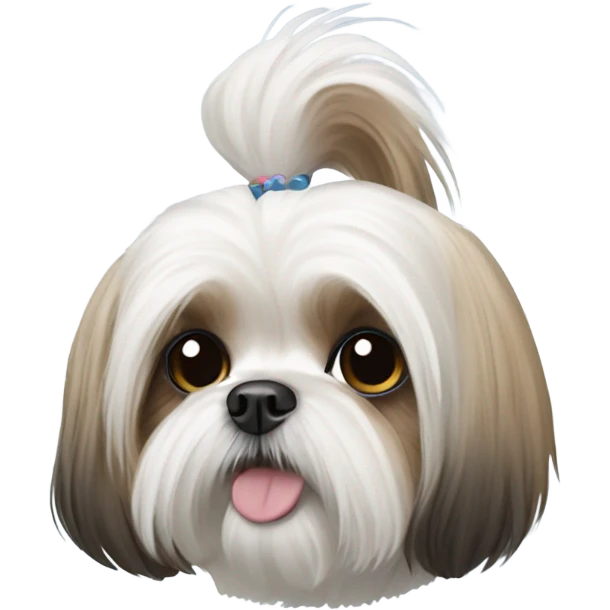 Maltese shih tzu emoji