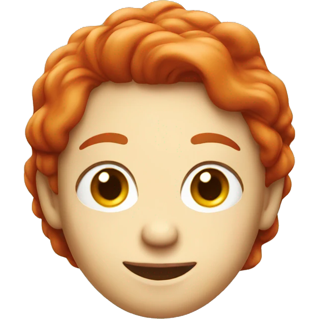 Cooking oil bottle with red hair emoji