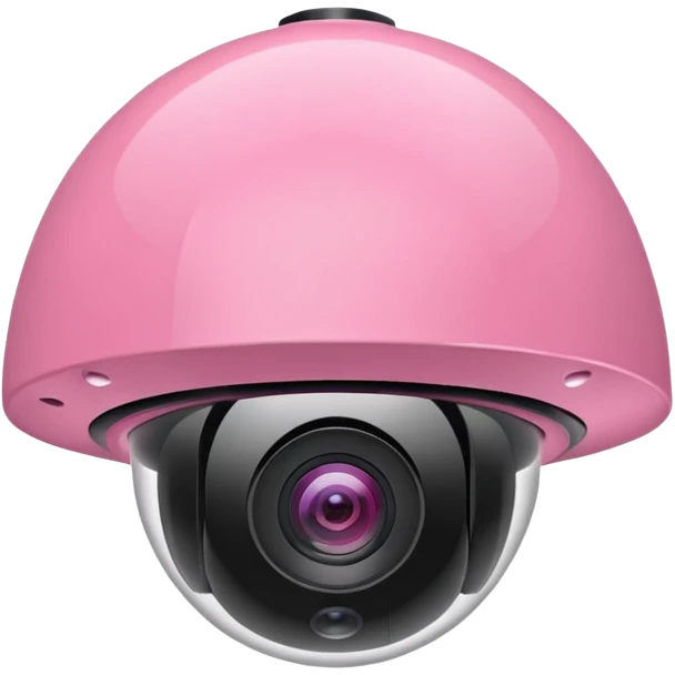 Security Camera pink  emoji