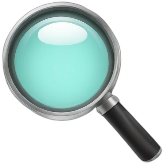 magnifying glass emoji