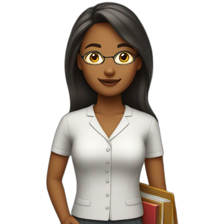 teacher young woman emoji