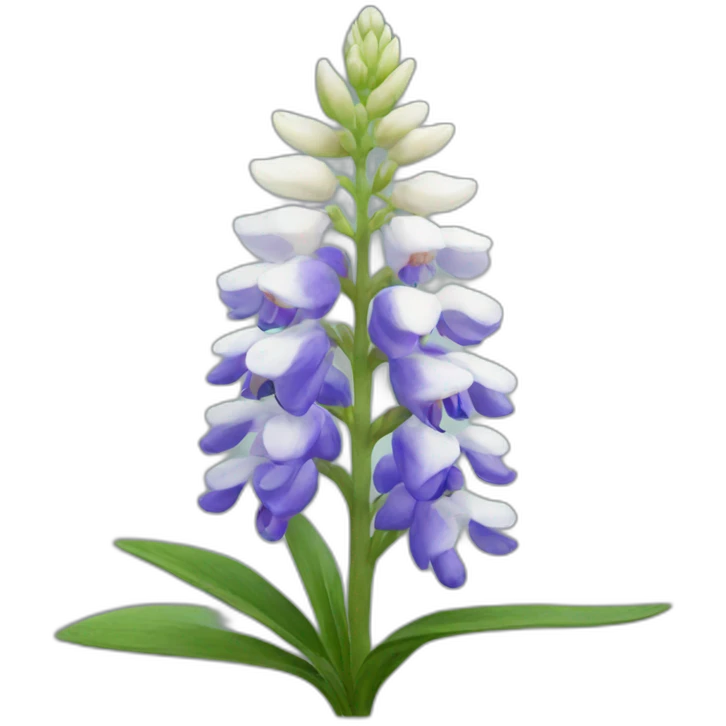 white lupine emoji