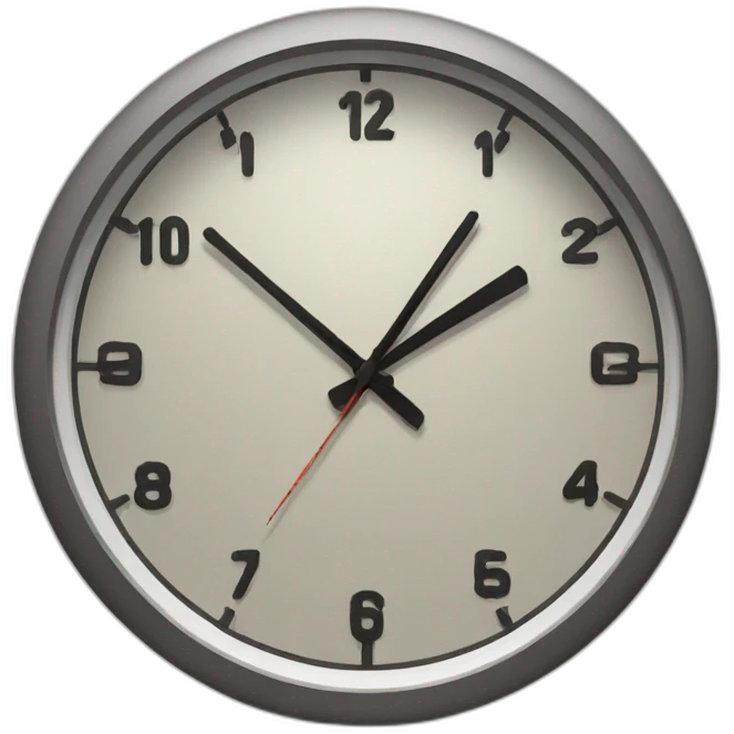 Clock emoji