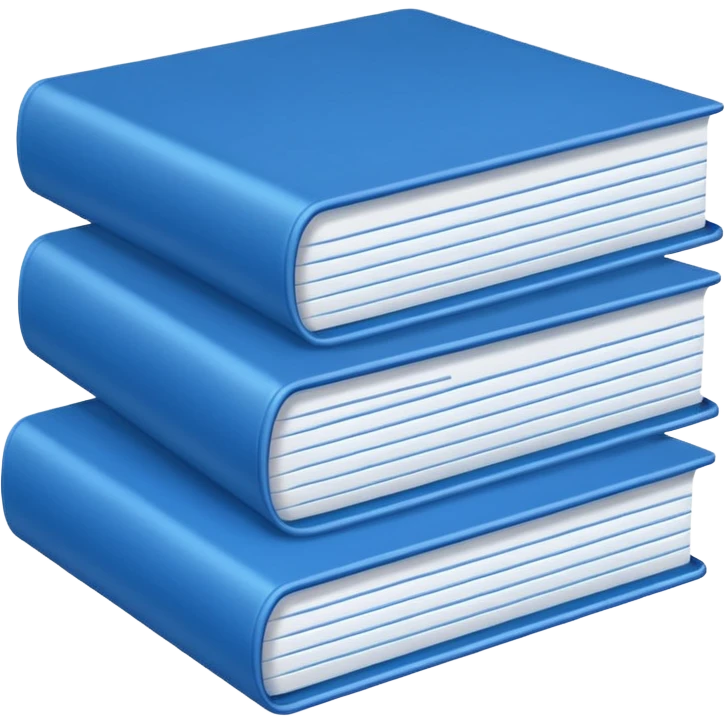 documents with blue cover emoji