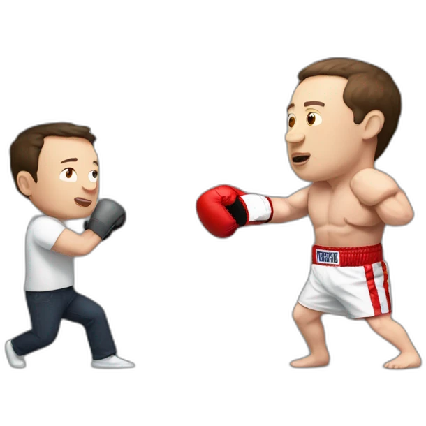 musk boxing zuckerberg emoji