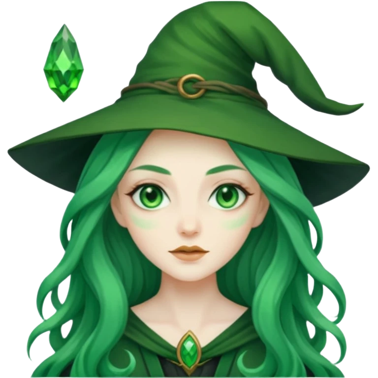green witch emoji